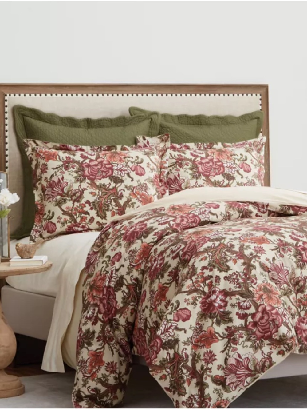 Biltmore Rosarian Floral Print King Size Comforter 102”x96”